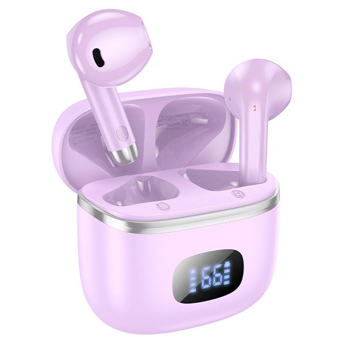 Auricular-Tws-HOCO-Mod.-EQ1-Music-Guide-Purple Auricular-Tws-HOCO-Mod.-EQ1-Music-Guide-Purple