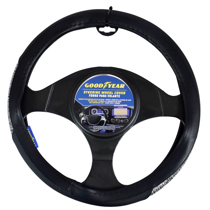 Cubrevolante-Negro-Plata-GOODYEAR-38-cm