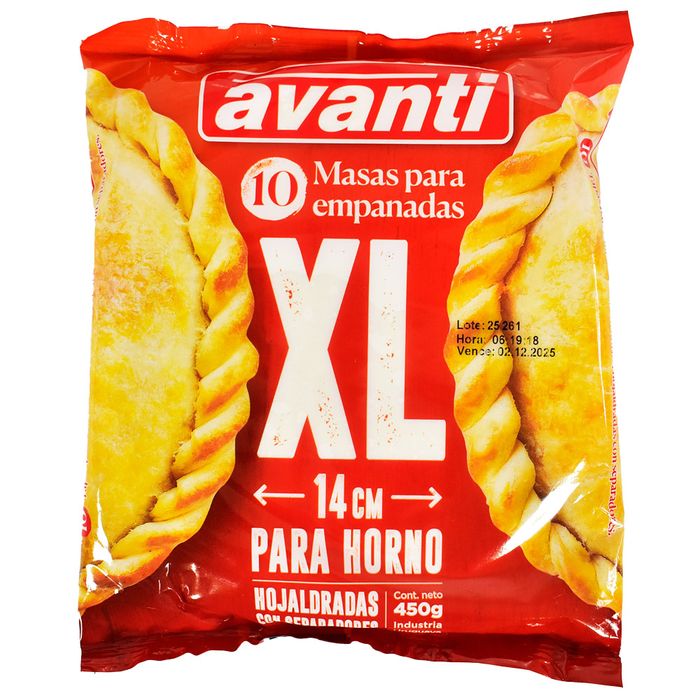 Tapas-para-Empanadas-XL-AVANTI-x-10-un. Tapas-para-Empanadas-XL-AVANTI-x-10-un.