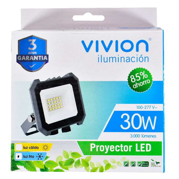 Foco-Led-VIVION-30w-Negro-Frio-Bkt