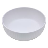 Bowl-Redondo-en-Melamina-17-x-6-cm-Diseno-Ribs-Blanco