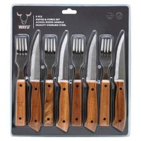 Set-x8-Cuchillos-y-Tenedores-Acero-Inoxidable-Mango-Madera