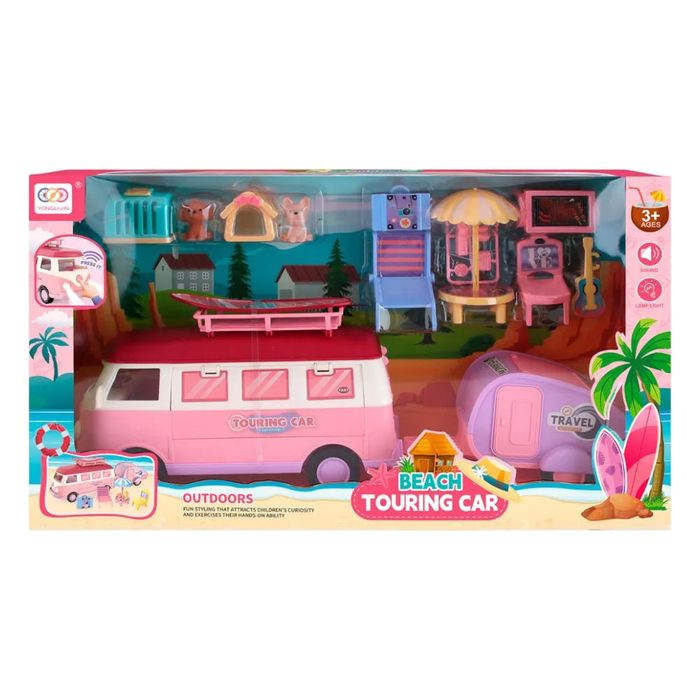 Van-con-Trailler-con-Accesorios-Playa Van-con-Trailler-con-Accesorios-Playa