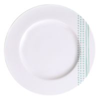 Plato-para-Postre-Monocroma-Blanco-y-Verde-21-cm