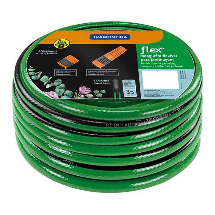 Manguera-para-Jardin-15-m-con-Acoples-Verde-y-Negra-TRAMONTINA