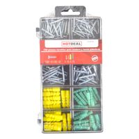 160-Piezas-de-Tornillos-para-Madera-y-Tacos