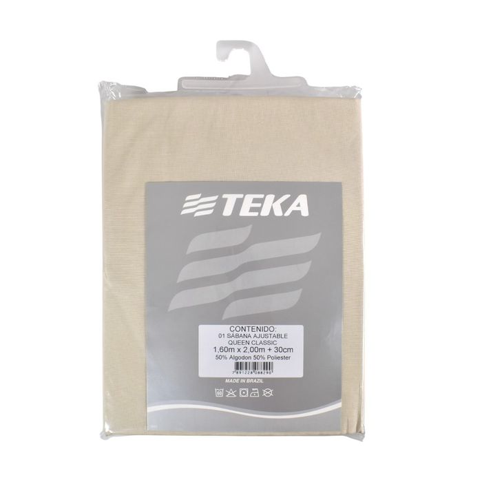 Sabana-Ajustable-Queen-CLASSIC-Beige-160-x-200-30-cm
