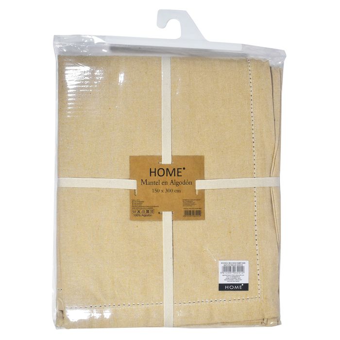 Mantel-rectangular-150X300-Cm-beige-chambry