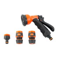 Juego-de-4-Pistolas-Rociadoras-plasticas-con-8-Patrones-KENDO