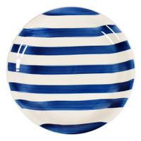 Plato-llano-26.8-cm-ceramica-rayas-azul