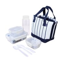 Lunchera-Blanca-a-Rayas-Super-Lock-con-Botella-900-ml