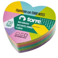 Notas-adhesivas-TORRE-taco-pastel-250h-5-colores