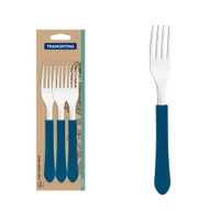 Set-x-3-tenedores-mesa-mango-azul-TRAMONTINA